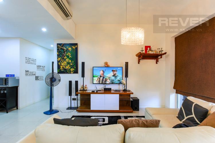 Phòng Khách Căn hộ The Estella 2 phòng ngủ tầng trung tháp 4A thiết kế đẹp, trẻ trung