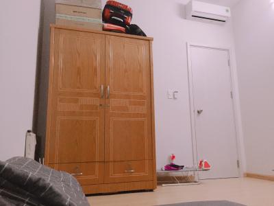 Phòng ngủ Carillon 5, Tân Phú Căn hộ Carillon 5 tầng cao, ban công hướng Tây Nam, thiết kế hiện đại.