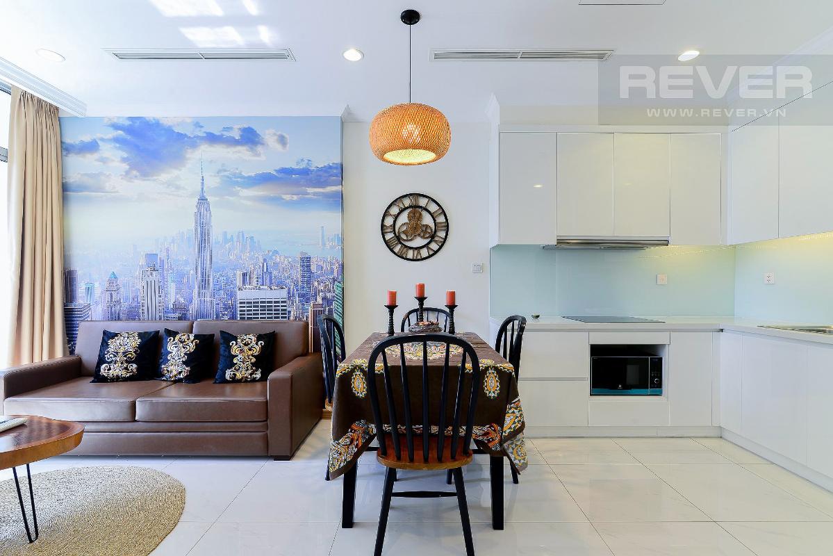 can-ho-vinhomes-central-park Cho thuê căn hộ Vinhomes Central Park 1PN, đầy đủ nội thất, ban công hướng Nam, view mé sông 