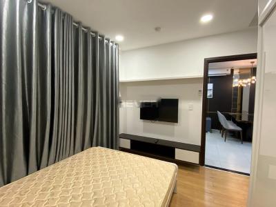 Phòng ngủ căn hộ Xi Grand Court Căn hộ Xi Grand Court đầy đủ nội thất, cửa chính hướng Đông Nam.