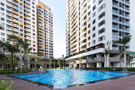 Nội khu hồ bơi Mizuki Park, Bình Chánh Căn hộ Mizuki Park tầng thấp, sân vườn rộng, view nội khu hồ bơi.