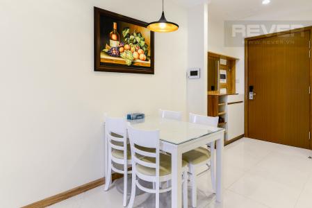 Phòng Ăn Căn hộ Vinhomes Central Park 1 phòng ngủ tầng cao L3 nội thất đầy đủ