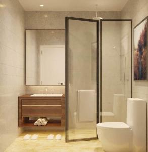 Nhà mẫu Centum Wealth Quận 9 Căn hộ Centum Wealth tầng trung, bàn giao nội thất cơ bản.