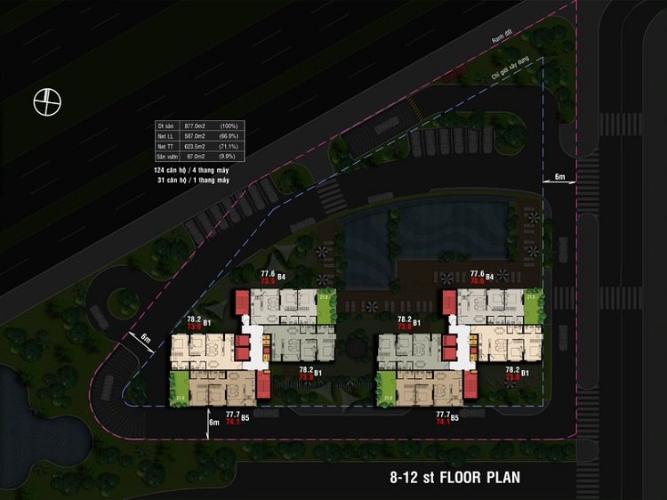 Charmington Hoa Đồng - Mặt bằng Charmington Hoa Đồng