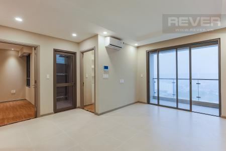 Phòng Khách Căn hộ The Gold View 2 phòng ngủ tầng trung tháp B nhà trống