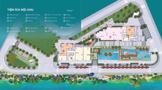 Tiện ích căn hộ dự án D'lusso Emerald Bán căn hộ D'lusso tầng trung, block B, diện tích 54.9m2, 1PN, chưa bàn giao 