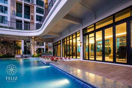 Dự án căn hộ Feliz en Vista Cho thuê căn hộ Feliz en Vista tầng thấp, diện tích 102.58m2 - 2 phòng ngủ