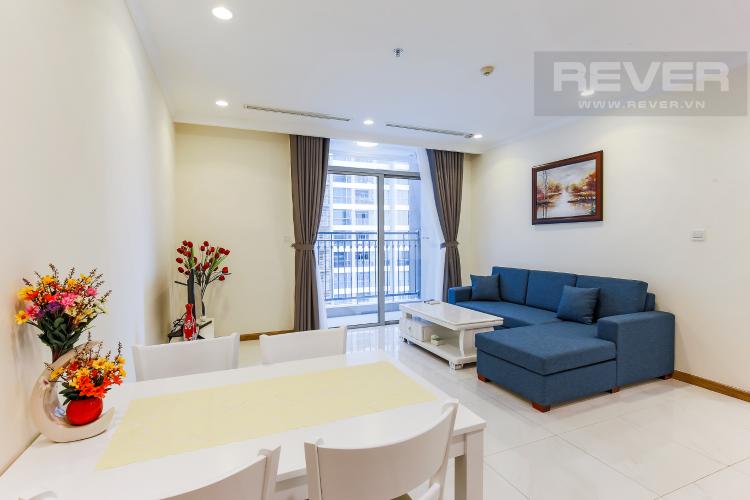 Phòng Khách Căn hộ Vinhomes Central Park 1 phòng ngủ tầng trung C1 view sông