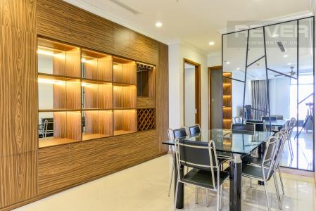 Phòng Ăn Căn hộ Vinhomes Central Park 4 phòng ngủ tầng thấp L1 view công viên