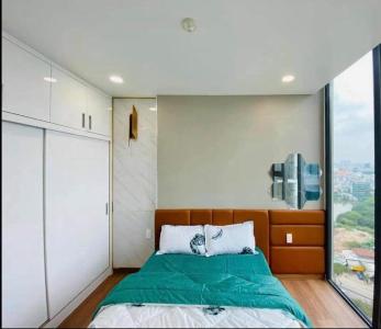 Phòng ngủ , Căn hộ Eco Green Saigon , Quận 7 Căn hộ Eco Green Saigon tầng 15 ban công hướng Đông Nam, nội thất đầy đủ.