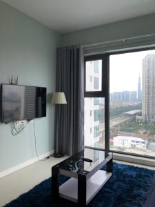 Phòng khách Gateway Thảo Điền Quận 2 Căn hộ Gateway Thảo Điền nội thất tiện nghi, view Landmark 81.
