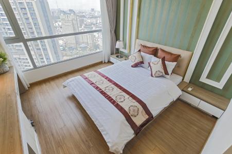 Phòng ngủ căn hộ Vinhomes Central Park Cho thuê căn hộ Vinhomes Central Park 3PN, tầng cao, diện tích 100m2, đầy đủ nội thất