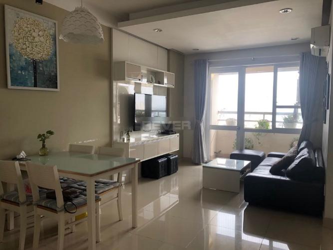 Căn hộ Saigonland Apartment, Bình Thạnh Căn hộ Saigonland Apartment tầng trung, đầy đủ nội thất.