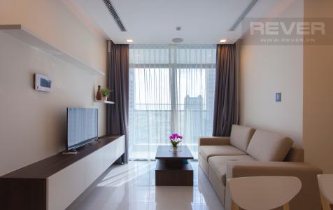 Phòng khách Căn hộ Vinhomes Central Park tầng cao hướng Tây Nam Park 6