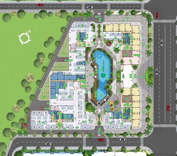 mặt bằng Lovera Vista Căn hộ tầng trung Lovera Vista nội thất cơ bản chủ đầu tư