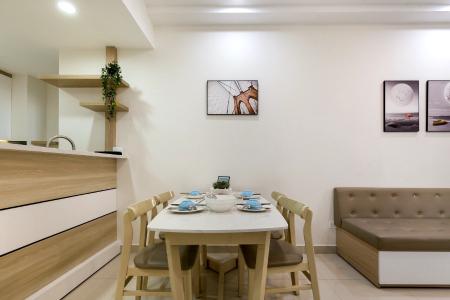 bàn ăn căn hộ Rivergate Residence Căn hộ RiverGate Residence thiết kế hiện đại, đầy đủ nội thất.