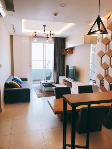 Phòng khách Lexington Residence Quận 2 Căn hộ Lexington Residence tầng trung, đón view nội khu mát mẻ.