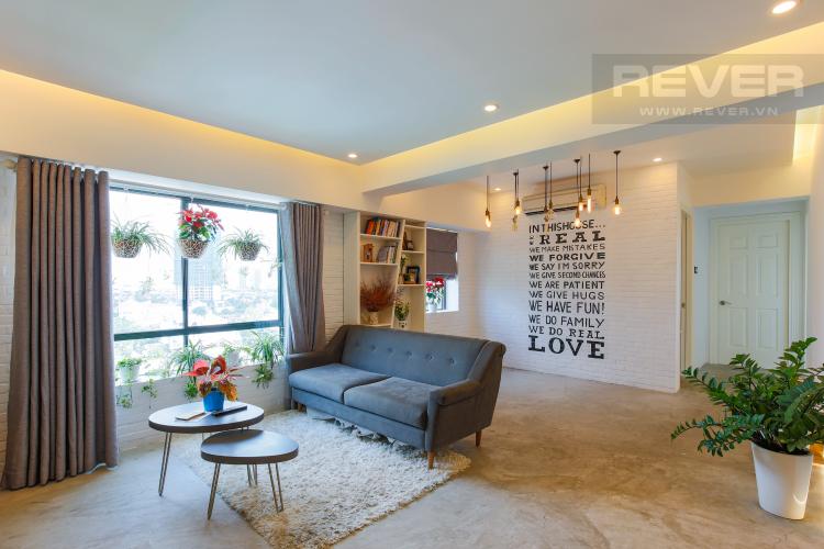 Phòng Khách Căn hộ Parkland Apartment tầng cao 2 phòng ngủ hướng Bắc