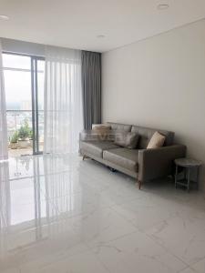 Phòng khách căn hộ An Gia Skyline, Quận 7 Căn hộ chung cư An Gia Skyline tầng cao, nội thất cơ bản.