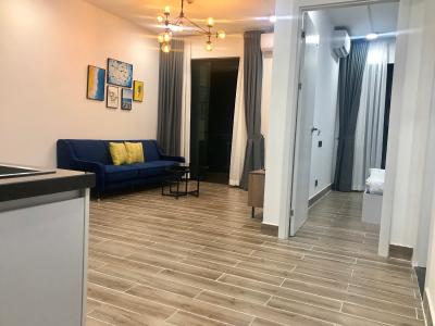 PHÒNG KHÁCH căn hộ Feliz En Vista Căn hộ Feliz En Vista đầy đủ nội thất tinh tế, dọn vào ở ngay.