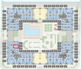 Bán căn Officetel Q7 Boulevard diện tích 34.18m2. Ban công hướng Đông