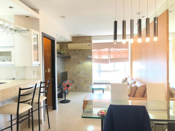 Phòng khách Sky Garden 3 Căn hộ Sky Graden 3 cửa chính hướng Bắc, nội thất đầy đủ tiện nghi.