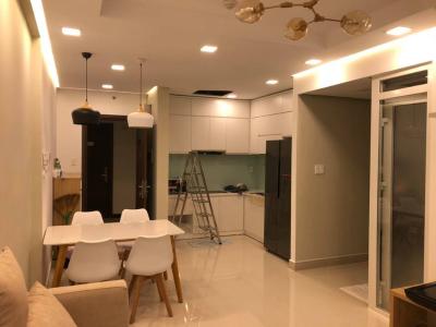 Phòng ăn và bếp căn hộ SUNRISE RIVERSIDE Cho thuê căn hộ Sunrise Riverside 3PN, diện tích 83m2, đầy đủ nội thất, ban công hướng Tây