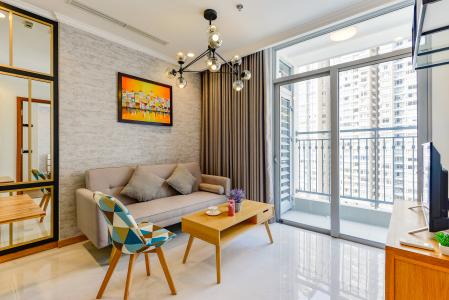 Căn hộ Vinhomes Central Park 1 phòng ngủ tầng trung C2 view sông