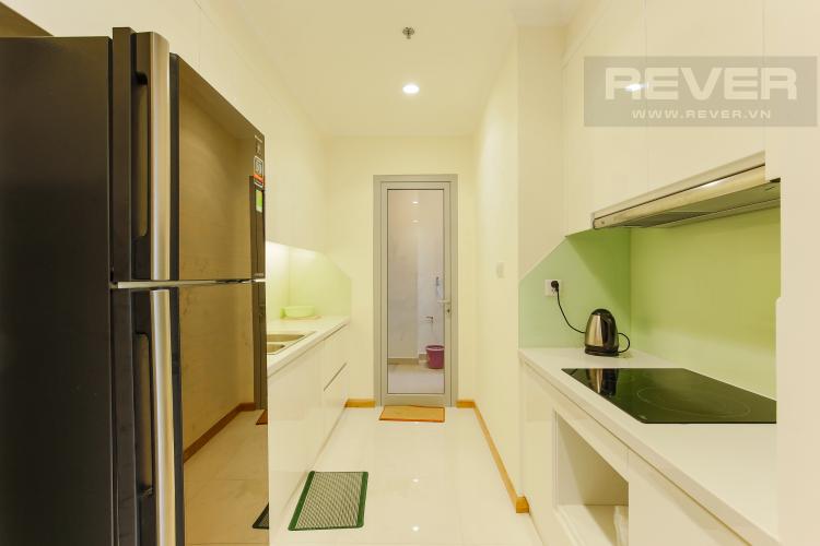 Phòng Bếp Căn hộ Vinhomes Central Park tầng thấp Landmark 3 thiết kế hiện đại, trẻ trung