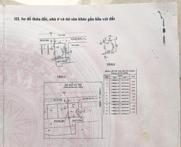 Bản vẻ nhà phố Quận 7 Nhà phố diện tích sử dụng 30.8m2, có sổ hồng và pháp lý rõ ràng.