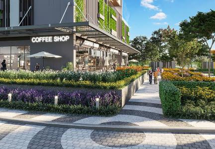 Tiện ích khu mua sắm Opal Boulevard Căn hộ tầng trung Opal Boulevard nội thất cơ bản.