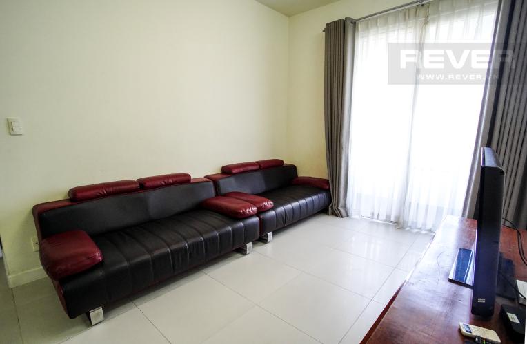 Phòng Khách Cho thuê căn hộ Lexington Residence 2PN, tháp LA, đầy đủ nội thất, view đại lộ Mai Chí Thọ