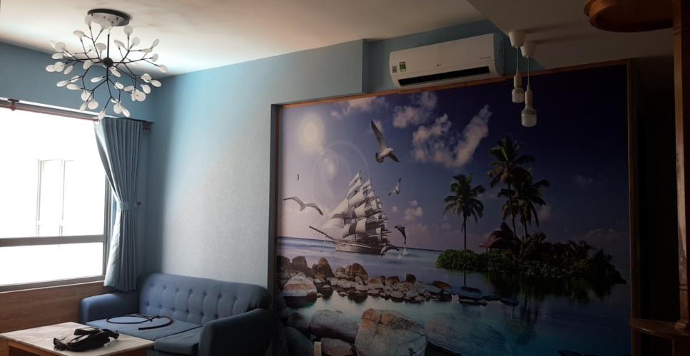 Phòng khách Masteri Thảo Điền Quận 2 Căn hộ tầng trung Masteri Thảo Điền ban công hướng Đông Bắc.