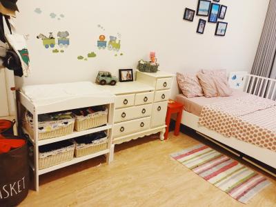 Phòng ngủ căn hộ The Parcspring Bán căn hộ đầy đủ nội thất The Parcspring, ban công Đông Nam