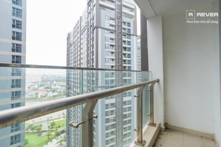 Ban công căn hộ VINHOMES CENTRAL PARK Cho thuê căn hộ Vinhomes Central Park 1PN, đầy đủ nội thất, ban công Đông Nam