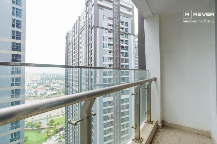 Ban công căn hộ VINHOMES CENTRAL PARK Cho thuê căn hộ Vinhomes Central Park 1PN, đầy đủ nội thất, ban công Đông Nam