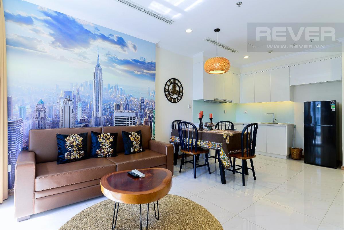 can-ho-vinhomes-central-park Cho thuê căn hộ Vinhomes Central Park 1PN, đầy đủ nội thất, ban công hướng Nam, view mé sông 