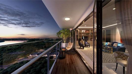 phối cảnh căn hộ Căn hộ Feliz en Vista Căn hộ Feliz en Vista tầng 12B nội thất cơ bản