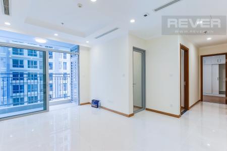 Phòng Khách Officetel Vinhomes Central 2 phòng ngủ tầng trung L4 nhà trống