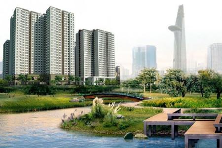 Topaz City Quận 8 Căn hộ Topaz City tầng 07, hướng Đông Nam view quận 1 thoáng mát
