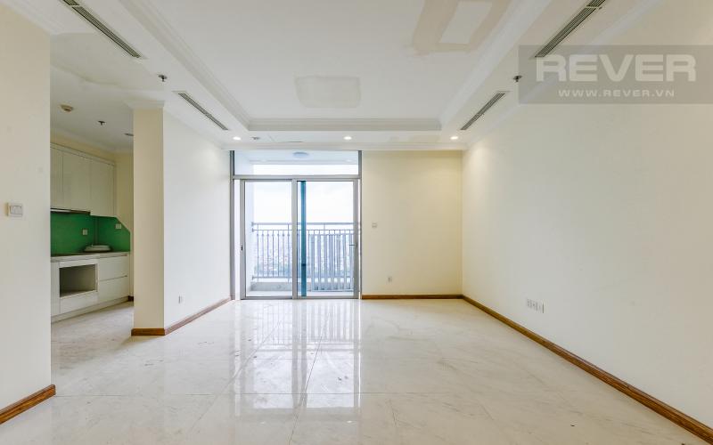 phòng khách Căn góc Vinhomes Central Park tầng cao Landmark 1 view trực diện về sông