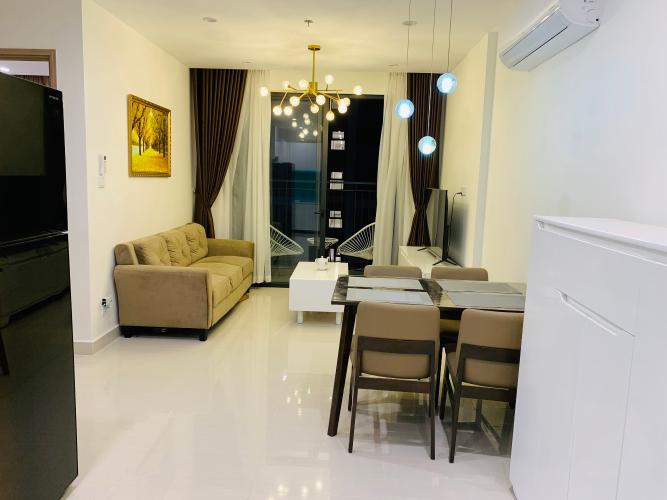 Phòng khách , Căn hộ Vinhomes Grand Park , Quận 9 Căn hộ Vinhomes Grand Park tầng 19 view nội khu yên tĩnh, đầy đủ nội thất.