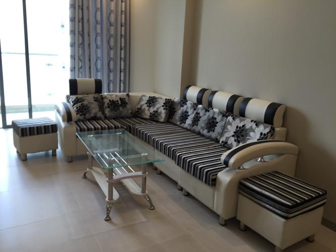 Phòng khách căn hộ The Gold View Căn hộ The Gold View đầy đủ nội thất, view sông mát mẻ trong lành.