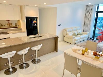 Phòng ăn và bềp căn hộ CITY GARDEN Cho thuê căn hộ City Garden 2 phòng ngủ, tầng cao, diện tích 109m2, view thành phố