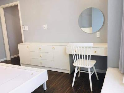 Phòng ngủ căn hộ Saigon South Residence Cho thuê căn hộ tầng cao Saigon South Residence, view hồ bơi nội khu thoáng mát, vị trí giáp Quận 7.