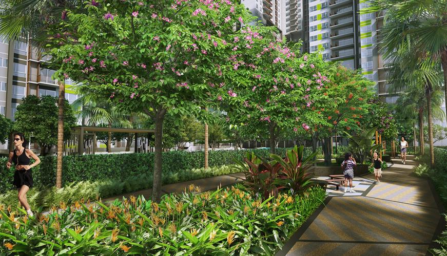 Vista Verde - Công viên với đường chạy bộ