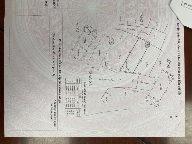 Bản vẽ nhà phố Hoàng Hoa Thám, Bình Thạnh Nhà phố hướng Tây Bắc, hẻm xe hơi thoáng rộng.