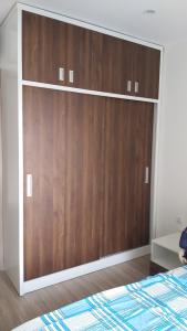 Phòng ngủ Vinhomes Grand Park Quận 9 Căn hộ Vinhomes Grand Park tầng trung cùng hướng trường học.