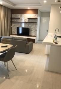 phòng khách căn hộ Đảo Kim Cương Bán căn hộ view nội khu Đảo Kim Cương, nội thất đầy đủ