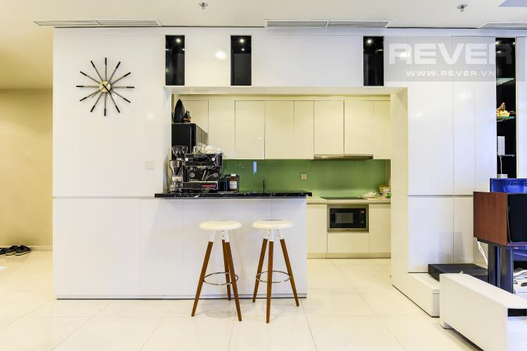 Phòng bếp Căn góc Vinhomes Central Park tầng cao Central 3 view sông